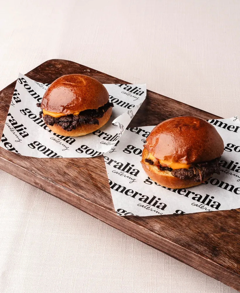 Hot canapés from the Gomeralia Catering menu