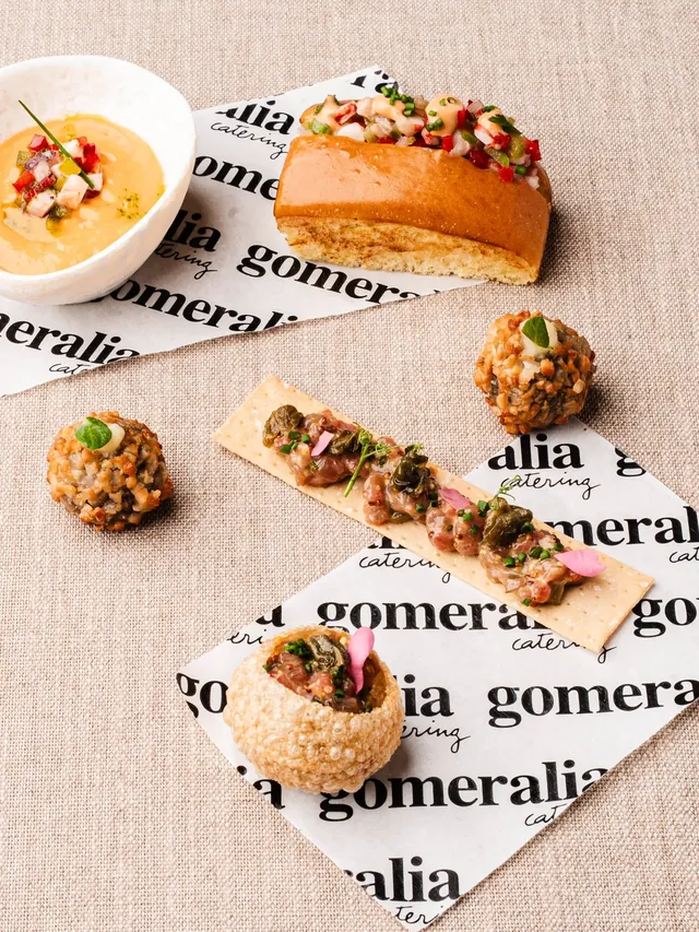 Dish from the Gomeralia Catering menu