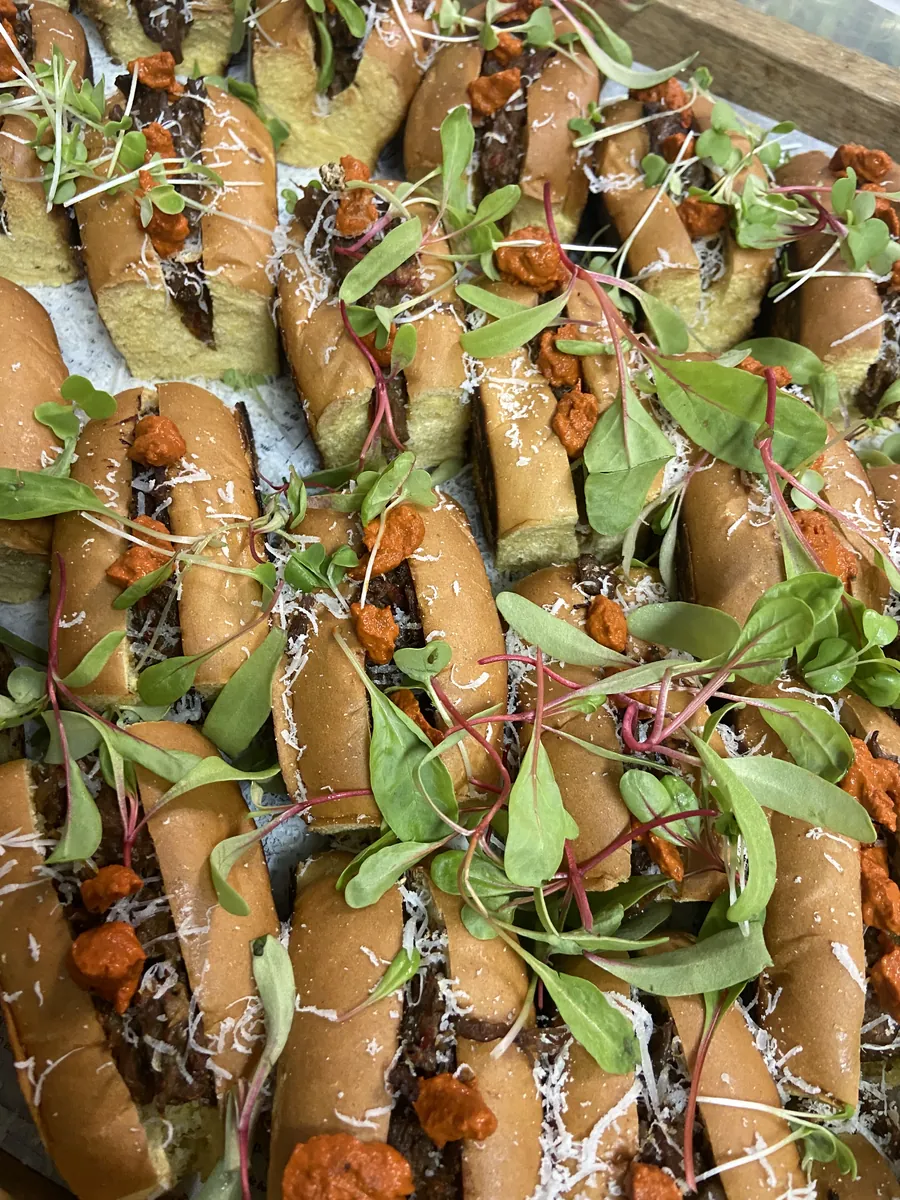 Gomeralia Catering team at an event in Tenerife