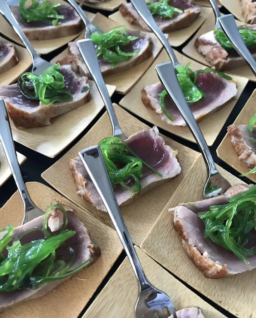Event set-up by Gomeralia Catering at an estate in Tenerife